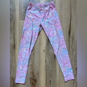 Bobbie Brooks Pastel Heart Pattern Leggings